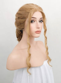 Golden Blonde Braided Lace Front Synthetic Wig LF2046