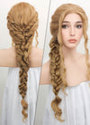 Golden Blonde Braided Lace Front Synthetic Wig LF2046