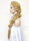 Tangled Rapunzel Blonde Braided Yaki Lace Front Synthetic Wig LF2136