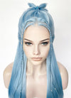 Pastel Blue Braided Lace Front Synthetic Wig LF2505