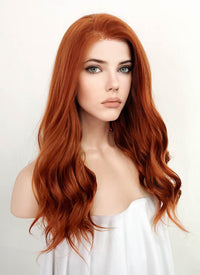 Marvel Black Widow Ginger Wavy Lace Front Synthetic Wig LF3229