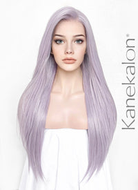 Pastel Purple Straight Lace Front Kanekalon Synthetic Wig LF3239