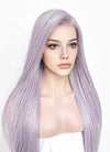 Pastel Purple Straight Lace Front Kanekalon Synthetic Wig LF3239