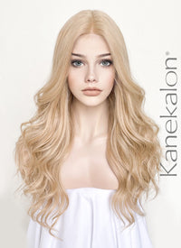 Blonde Wavy Lace Front Kanekalon Synthetic Wig LF3241