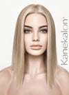 Mixed Blonde Money Piece Straight Lace Front Kanekalon Synthetic Wig LF3258
