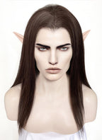 Critical Role The Legend of Vox Machina Vax'ildan Brunette Straight Lace Front Synthetic Wig LF3276