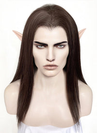 Critical Role The Legend of Vox Machina Vax'ildan Brunette Straight Lace Front Synthetic Wig LF3276