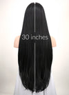 Straight Jet Black Lace Front Synthetic Wig LF327 - Wig Is Fashion