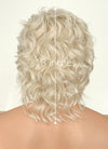 Light Ash Blonde Wavy Lace Front Synthetic Men's Wig LF407E