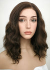 Brunette Wavy Lace Front Synthetic Wig LF407