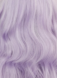 Pastel Purple Wavy Lace Front Synthetic Wig LF5110