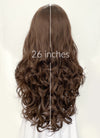 Brunette Wavy Lace Front Synthetic Wig LF5150