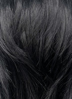 Jet Black Wolf Cut Lace Front Synthetic Men's Wig LF6016