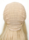 Blonde Curtain Bangs Wavy Lace Front Synthetic Wig LF6025