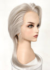 Pastel Grey Blonde Wolf Cut Straight Lace Front Synthetic Men's Hair Wig LF6034