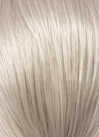 Pastel Grey Blonde Wolf Cut Straight Lace Front Synthetic Men's Hair Wig LF6034