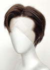 Brunette Straight Lace Front Synthetic Men's Wig LF6037