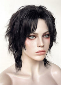 Baldur's Gate 3 Evelyn (Tav/OC character) Natural Black Wavy Lace Front Synthetic Wig LF6052