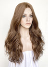 Brunette Wavy Lace Front Kanekalon Synthetic Wig LF7000