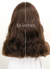 Dark Brown Wavy Lace Front Synthetic Wig LFB1265 - Wig Is Fashion
