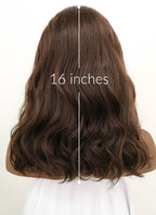 Dark Brown Wavy Lace Front Synthetic Wig LFB1265 - Wig Is Fashion