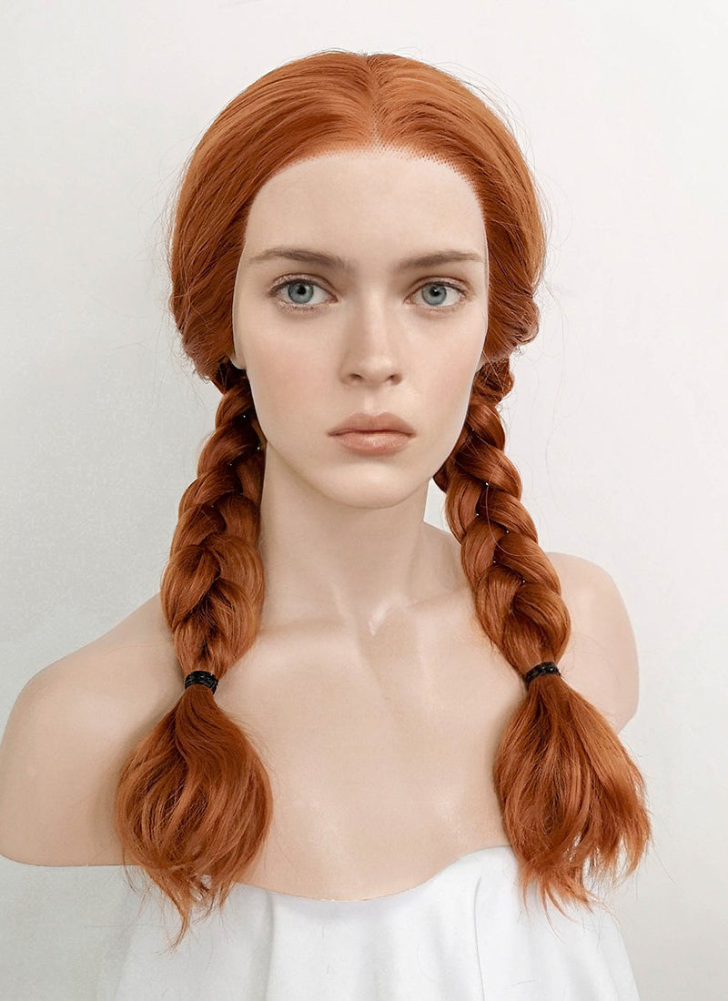 Stranger Things Max Mayfield Ginger Wavy Lace Front Wig LFK5531A