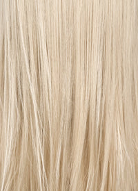Ash Blonde Straight Hush Layered Cut Lace Front Synthetic Wig LFK5536A