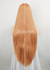 Pastel Orange Straight Lace Front Synthetic Wig LFK5537