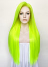 Neon Green Straight 13" x 6" Lace Top Synthetic Wig LFK5547