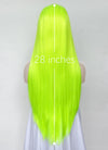 Neon Green Straight 13" x 6" Lace Top Synthetic Wig LFS020