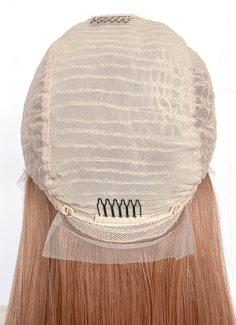 Auburn Straight 13" x 6" Lace Top Kanekalon Synthetic Hair Wig LFS035
