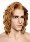 Blonde Wavy Lace Front Synthetic Men's Wig LW4021