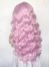 Pinkish Purple Wavy Lace Front Synthetic Wig LW4035