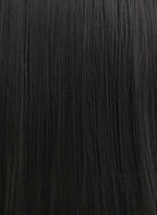 Straight Yaki Jet Black Lace Front Synthetic Wig LF701R - Wig Is Fashion