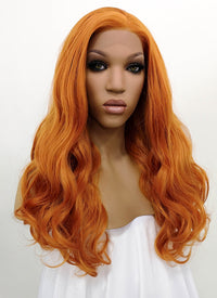 Ginger Wavy Lace Front Synthetic Wig LWB085E - Wig Is Fashion