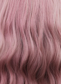 Pink Wavy Synthetic Wig NS063