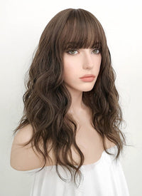 Brunette Wavy Synthetic Wig NS065