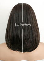 Brunette Straight Synthetic Bob Wig NS077