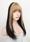 Blonde Mixed Black Straight Synthetic Wig NS207