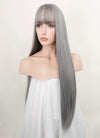 Mixed Grey Straight Synthetic Wig NS252