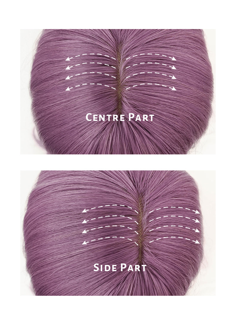 Purple Wavy Synthetic Hair Wig NS385