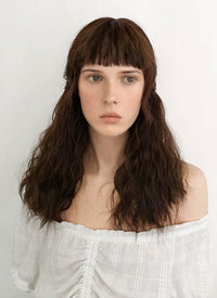 Stranger Things Eleven Brunette Wavy Synthetic Wig NS405A