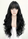 Black Wavy Synthetic Hair Wig NS421