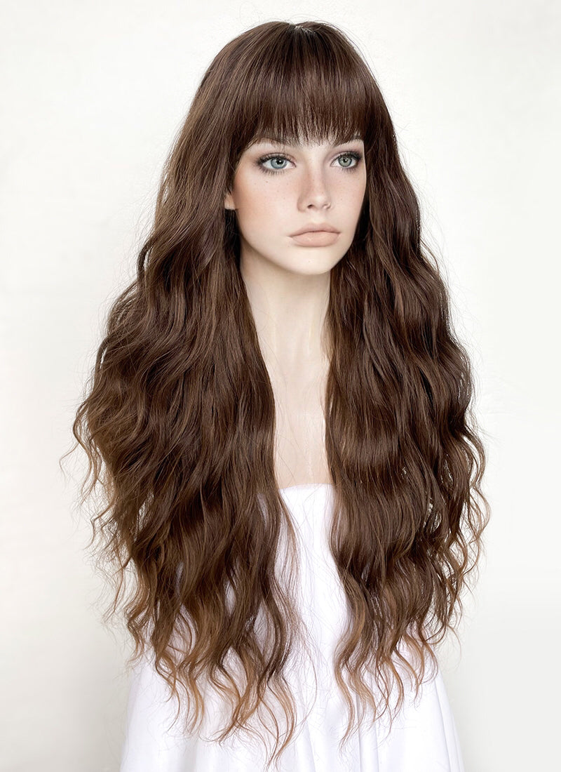 Long shop brown wig