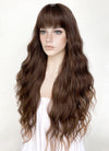Two Tone Brown Wavy Synthetic Hair Wig NS422