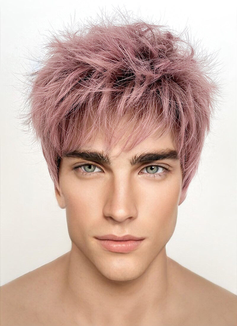 40 Cool Pink Hair Styles Ideas for Men for Funky Haircut