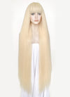 Blonde Yaki Straight Synthetic Hair Wig NS433