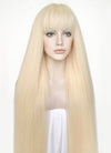 Blonde Yaki Straight Synthetic Hair Wig NS433