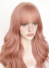Pink Wavy Synthetic Hair Wig NS439