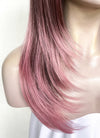 Two Tone Pink Straight Synthetic Hair Wig NS496